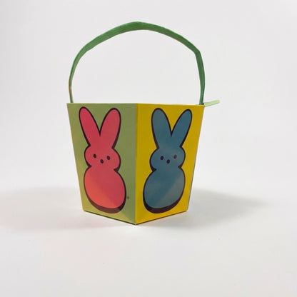Peeps Easter Paperboard Bucket with Handle