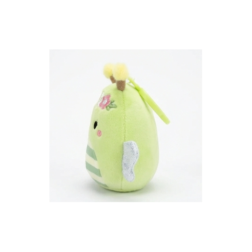 Squishmallows Sybil The Bee with Floral Crown, 3.5 Inch Clip Plush Toy