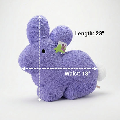Dan Dee Bunny Brite 23" Jumbo Purple Sparkle Plush Easter Bunny Stuffed Animal