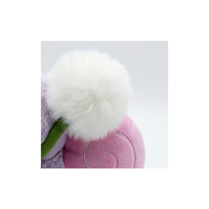 Aurora Dandelion Besties Snail Plush 9 Inch Eco-Friendly Purple Pink Soft Toy