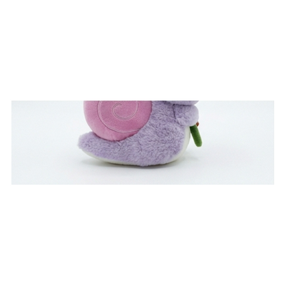 Aurora Dandelion Besties Snail Plush 9 Inch Eco-Friendly Purple Pink Soft Toy
