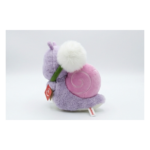 Aurora Dandelion Besties Snail Plush 9 Inch Eco-Friendly Purple Pink Soft Toy