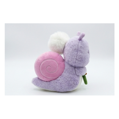 Aurora Dandelion Besties Snail Plush 9 Inch Eco-Friendly Purple Pink Soft Toy