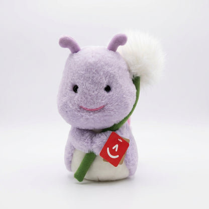 Aurora Dandelion Besties Snail Plush 9 Inch Eco-Friendly Purple Pink Soft Toy