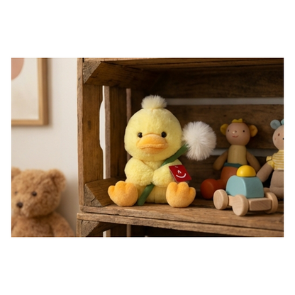 Aurora World 9" Dandelion Besties Duck Plush Toy Stuffed Animal Eco Friendly NEW