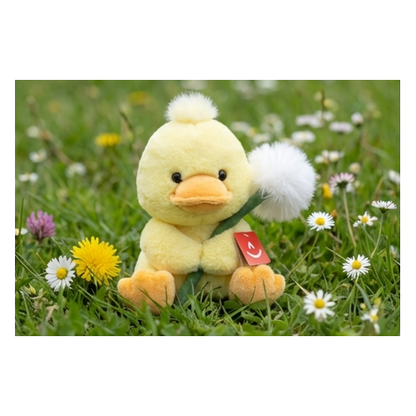 Aurora World 9" Dandelion Besties Duck Plush Toy Stuffed Animal Eco Friendly NEW