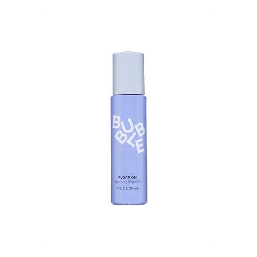 Bubble Skincare Float On Soothing Face Oil - Lightweight, Hydrating Facial Oil to Help Soothe & Calm Skin - Enriched with Safflower Oil and Prickly Pear - Skin Care Suitable for All Skin Types (30ml)