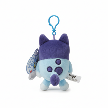 Bluey Holding Easter Egg Plush Toy Bag Clip Keychain, 6 Inches