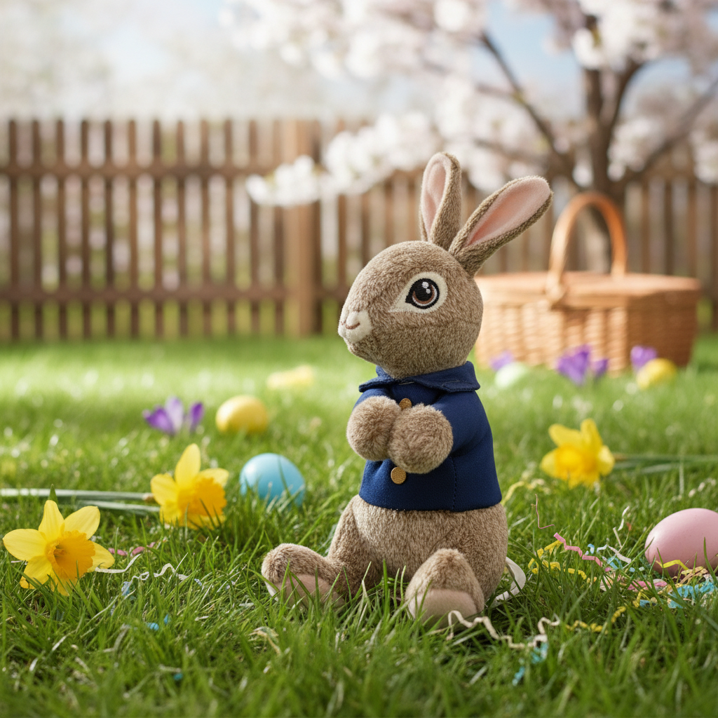 Peter Rabbit Movie Dan Dee 5 Inch Plush Clip On Arm Grippers Holds Objects