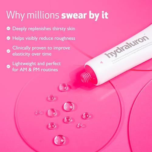 Indeed Labs Hydraluron™ Face Serum | Moisture-Boosting Low Molecular Weight Hyaluronic Acid & Red Marine Algae | Long-Lasting Hydration & Plumping Effect | for Dry, Oily, or Aging Skin, (30 mL)