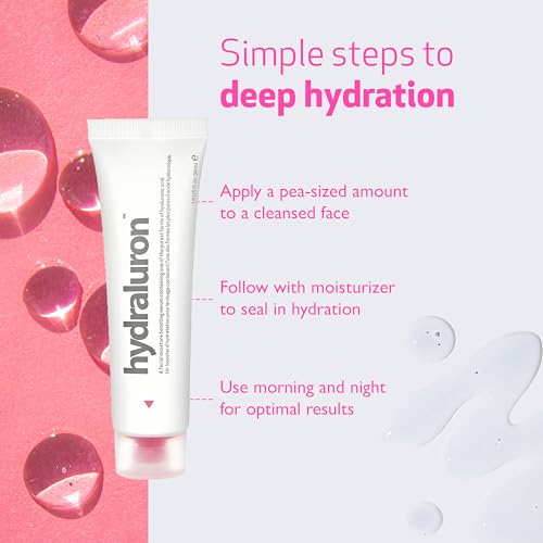Indeed Labs Hydraluron™ Face Serum | Moisture-Boosting Low Molecular Weight Hyaluronic Acid & Red Marine Algae | Long-Lasting Hydration & Plumping Effect | for Dry, Oily, or Aging Skin, (30 mL)
