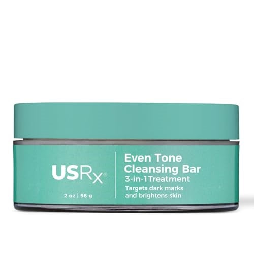 Urban Skin Rx® Even Tone Cleansing Bar | 3-in-1 Multitasking Treatment Daily Cleanser, Exfoliator, & Mask | Targets Uneven Skin & Improves the Appearance of Dark Spots | Includes Applicator | 2.0 Oz