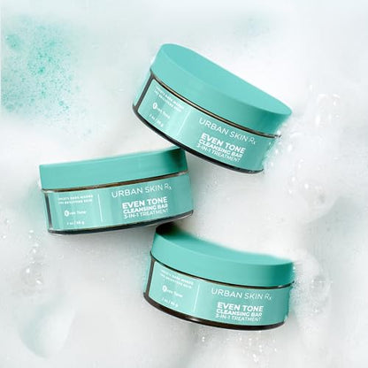 Urban Skin Rx® Even Tone Cleansing Bar | 3-in-1 Multitasking Treatment Daily Cleanser, Exfoliator, & Mask | Targets Uneven Skin & Improves the Appearance of Dark Spots | Includes Applicator | 2.0 Oz