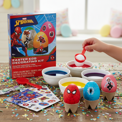 Spider-Man Easter Egg Decorating Kit