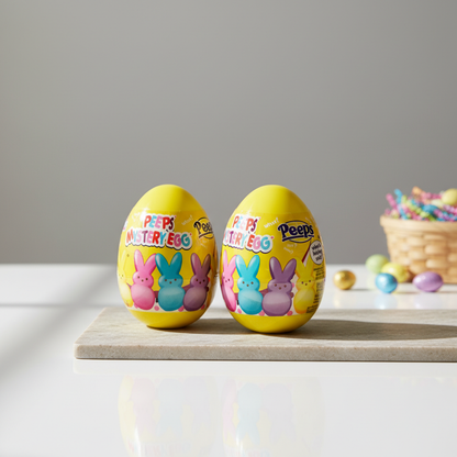 Peeps Mystery Egg Easter Surprise Collectible Bunny Egg Toy-Assorted Colors