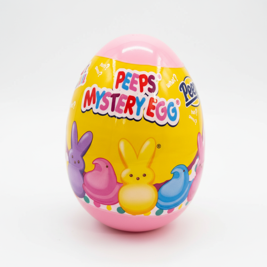 Peeps Mystery Egg Easter Surprise Collectible Bunny Egg Toy-Assorted Colors
