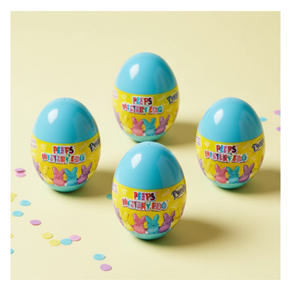 Peeps Mystery Egg Easter Surprise Collectible Bunny Egg Toy-Assorted Colors