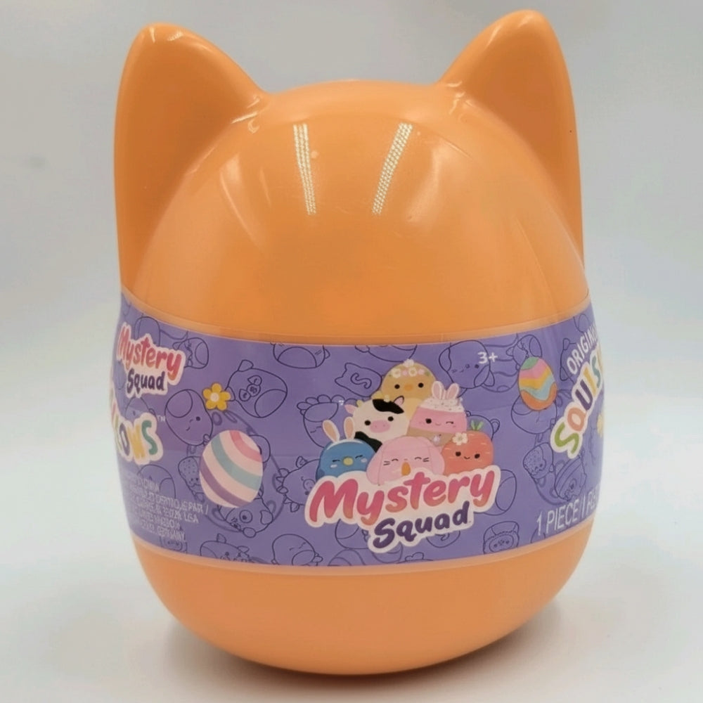 Squishmallows Mystery Squad 4 Inch Orange Capsule Sealed Plush Toy