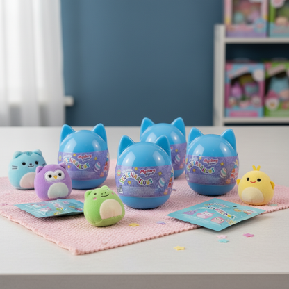 Squishmallows Mystery Squad 4" Blue Capsule Plush New Factory Sealed