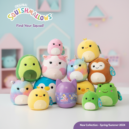 Squishmallows Mystery Squad 4" Purple Capsule New Sealed Original Surprise Toy