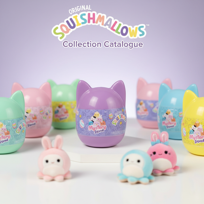 Squishmallows Mystery Squad 4" Purple Capsule New Sealed Original Surprise Toy