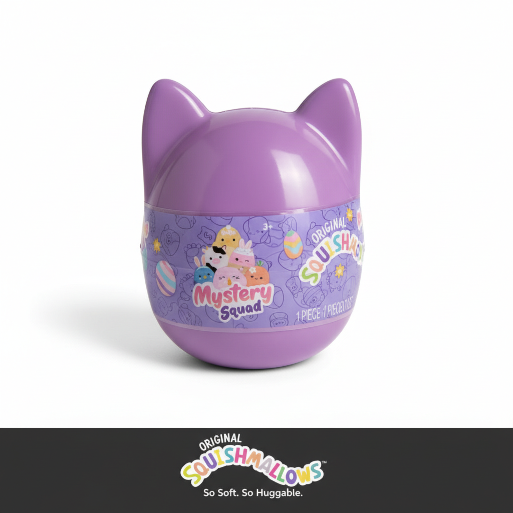 Squishmallows Mystery Squad 4" Purple Capsule New Sealed Original Surprise Toy