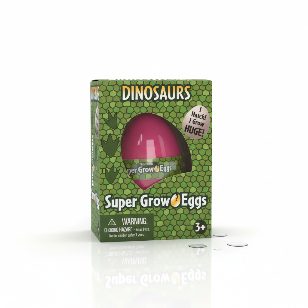 Dinosaur Super Grow Eggs I Hatch I Grow Huge Magic Water Toy Easter Stuffer