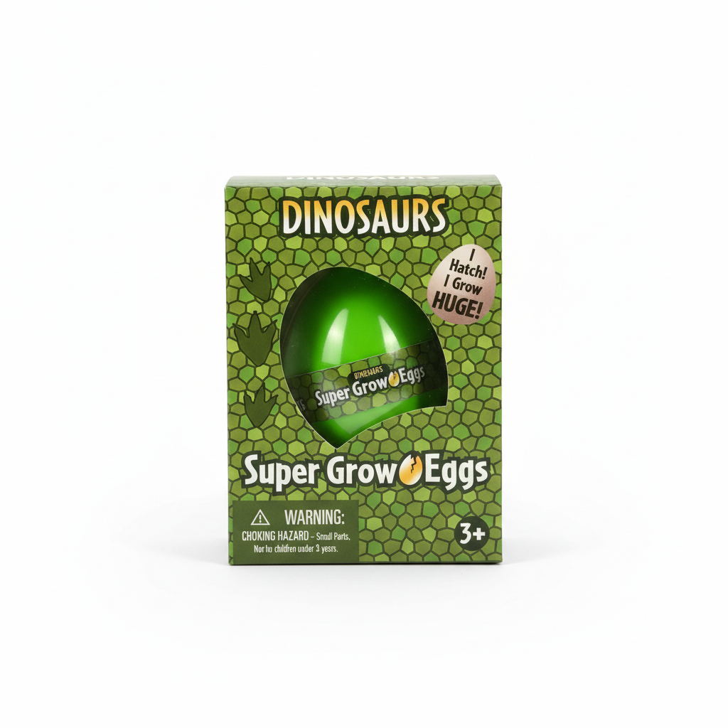 Dinosaur Super Grow Eggs I Hatch I Grow Huge Magic Water Toy Easter Stuffer