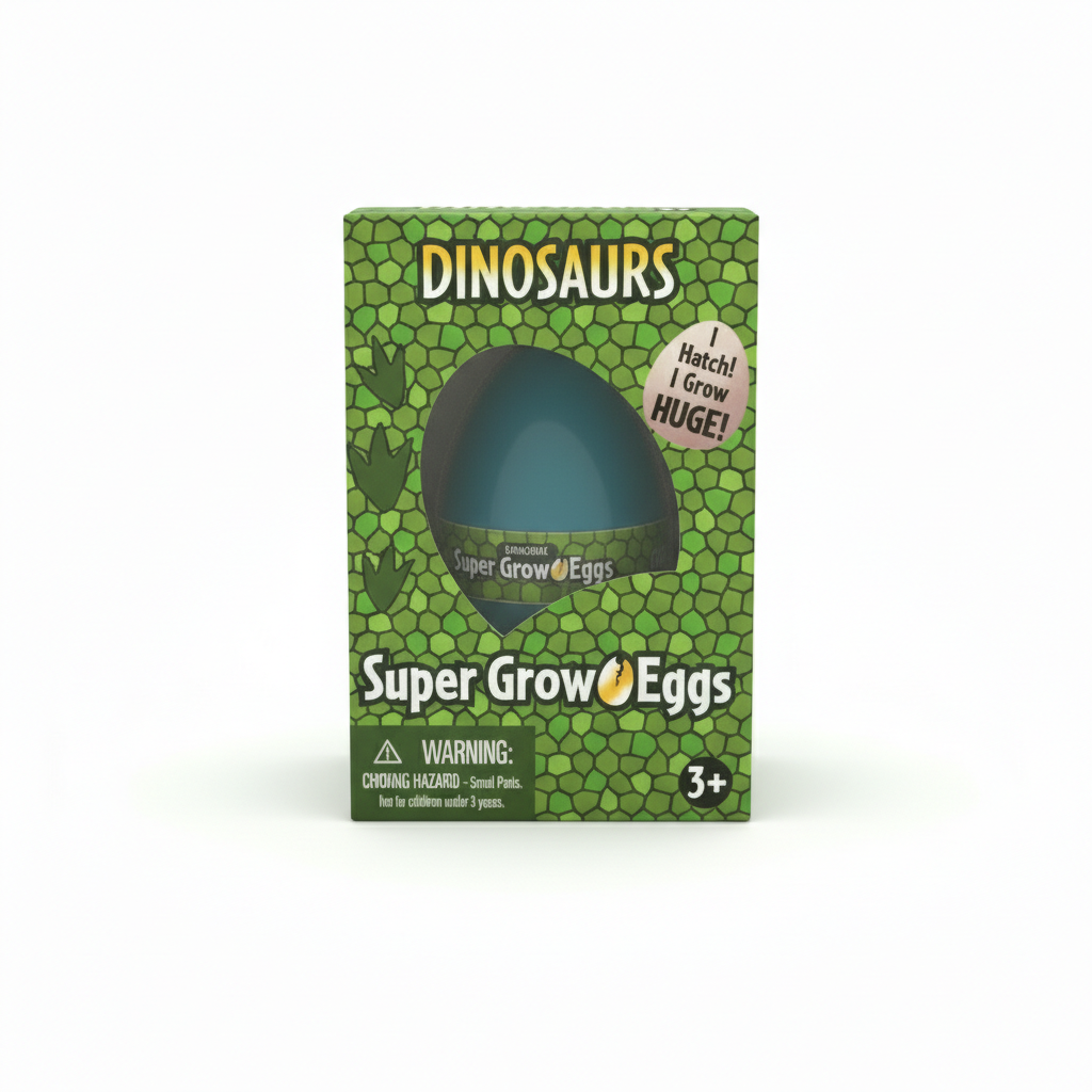 Dinosaur Super Grow Eggs I Hatch I Grow Huge Magic Water Toy Easter Stuffer