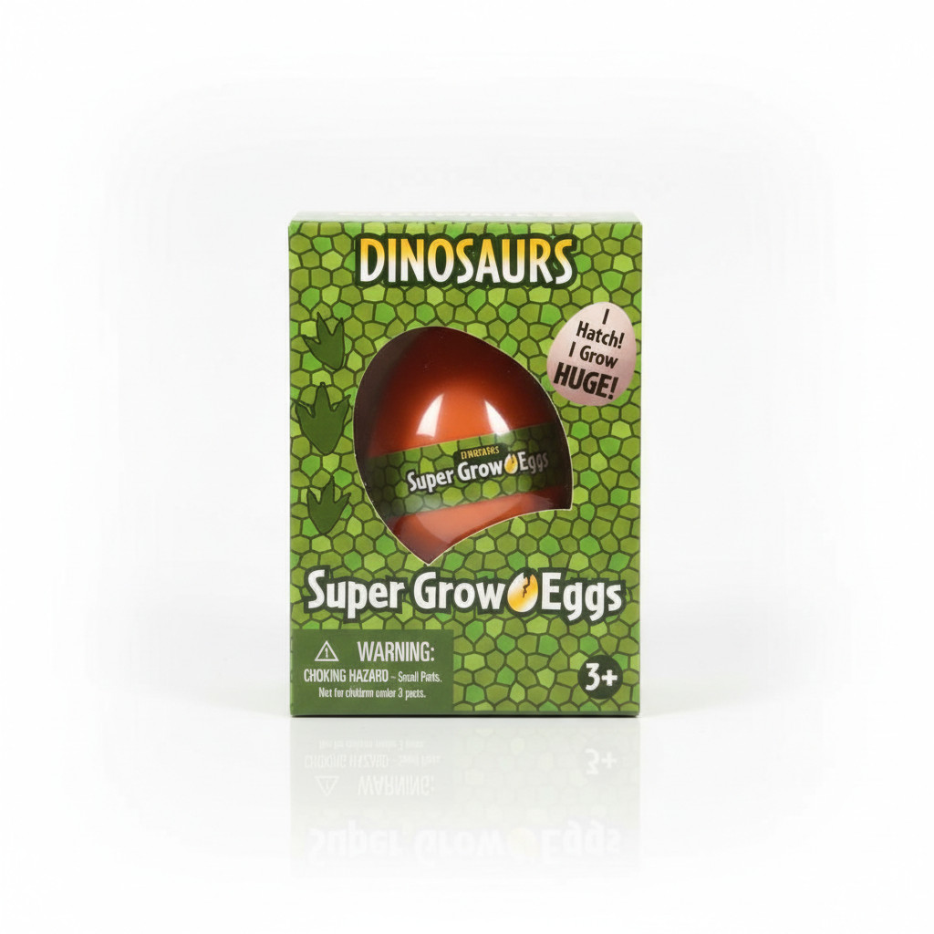 Dinosaur Super Grow Eggs I Hatch I Grow Huge Magic Water Toy Easter Stuffer
