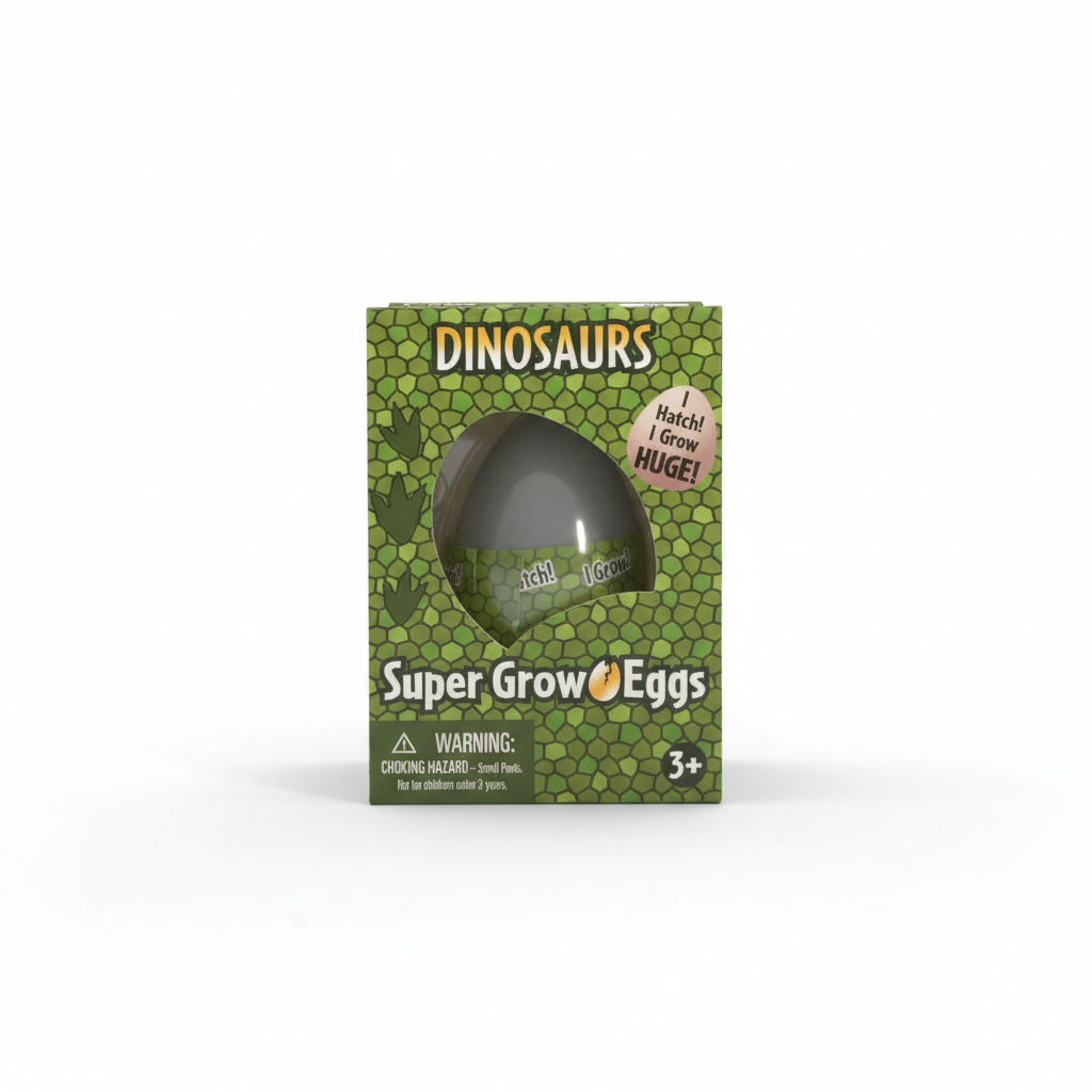 Dinosaur Super Grow Eggs I Hatch I Grow Huge Magic Water Toy Easter Stuffer