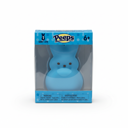 Peeps Blue Bunny Squishy Toy Easter Basket Stuffer Stress Relief Squeeze Fidget