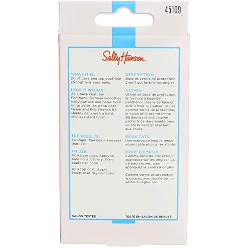 Sally Hansen Double Duty Base & Top Coat 0.45 Ounce (13.3ml) (3 Pack)