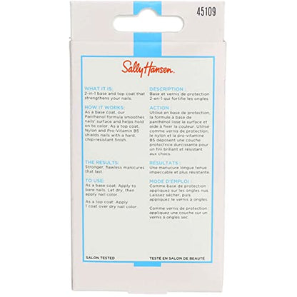 Sally Hansen Double Duty Base & Top Coat 0.45 Ounce (13.3ml) (3 Pack)