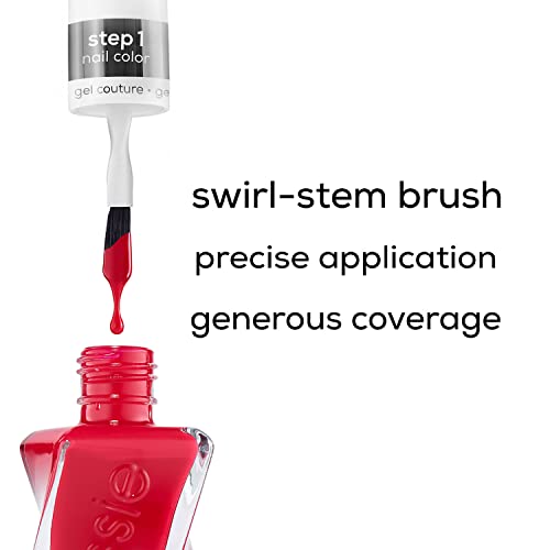 essie Gel Couture 2-Step Longwear Nail Polish, Vi Please, Red Nail Polish, 0.46 fl. oz.