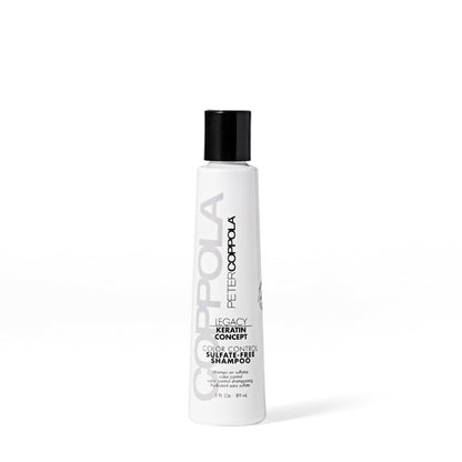 PETER COPPOLA Color Control Shampoo - Sulfate & Paraben Free - Keratin Safe, Color Safe, Gentle Cleansing Shampoo for Daily Use (3 Fl Oz)