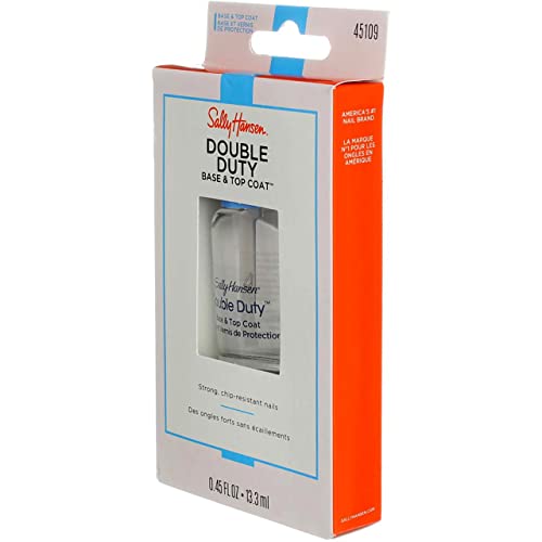 Sally Hansen Double Duty Base & Top Coat 0.45 Ounce (13.3ml) (3 Pack)