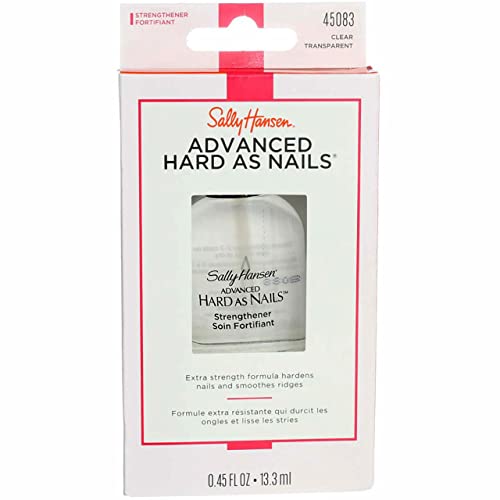 Sally Hansen Advanced Hard As Nails Clear 0.45 Ounce (13.3ml) (2 Pack)
