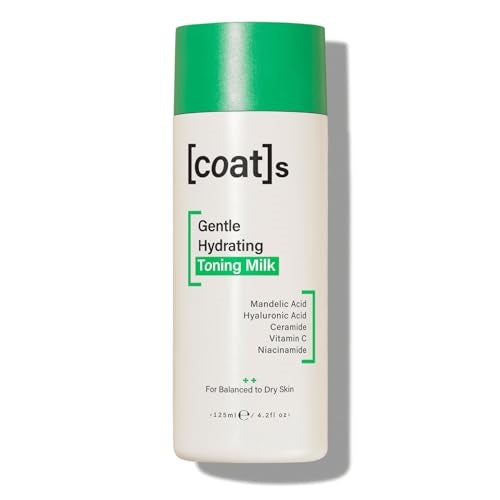 Coats Gentle Hydrating Toning Milk – Hydrates, Protects & Exfoliates to Prevent Breakouts – Dermatologist Approved & Clinically Proven – 4.2 oz