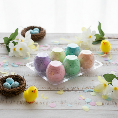 Anker Art Easter Egg Sidewalk Chalk Set 6 Pc Multicolor Pastel Outdoor Art Toy Kids Gift