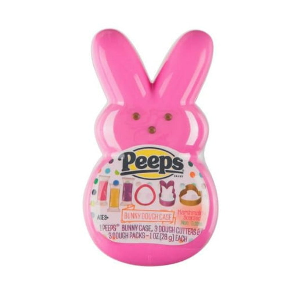 Peeps Bunny Case 3 Marshmallow Scented Dough Packs & Cutters Sensory Toy Gift - 1 Count Colors May Vary