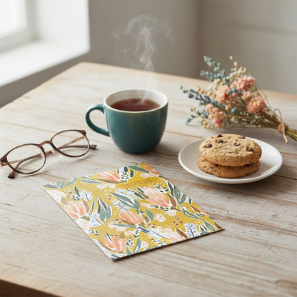 Legacy Publishing Group Made in The USA - Seedlings Birthday Card with Seed Paper Envelope, 4.25 x 5.5-Inch, Sweet Friend Floral