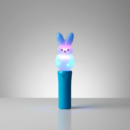 Peeps Easter Bunny Blue Light Up Spinner Toy Novelty Gift Basket Stuffer New
