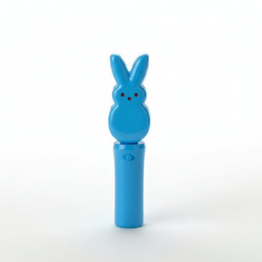 Peeps Easter Bunny Blue Light Up Spinner Toy Novelty Gift Basket Stuffer New