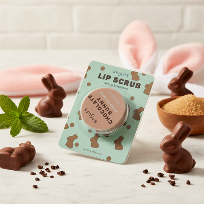 Spalife Chocolate Bunny Scented Exfoliating Lip Scrub Treatment 0.53oz 15g