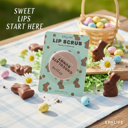 Spalife Chocolate Bunny Scented Exfoliating Lip Scrub Treatment 0.53oz 15g