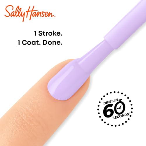 Sally Hansen Insta-Dri Nail Polish | Quick Dry, Long Lasting, Streak-Free Shine | Opaque, Shimmery | 66 The Queens Velvet | Deep Royal Purple Nail Color