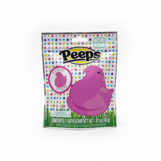 Peeps Chick Bath Bomb Strawberry Marshmallow Scented Kids Easter Basket Stuffer