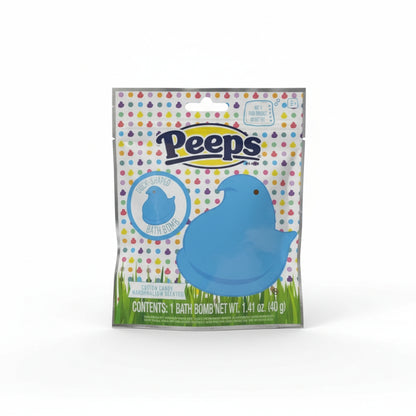 Peeps Blue Chick Bath Bomb Cotton Candy Marshmallow Scent Easter Gift 1.41 oz