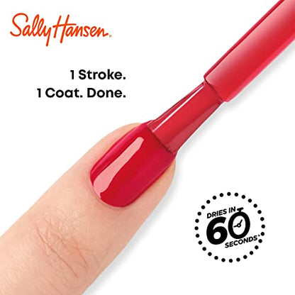 Sally Hansen Insta-Dri Nail Polish | Quick Dry, Long Lasting, Streak-Free Shine | Opaque, Shiny | 60 Triple Thread | Pearlized Rose Pink Nail Color